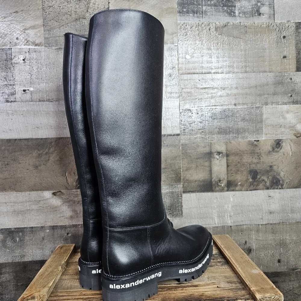 ALEXANDER WANG Sanford Leather Riding Boot